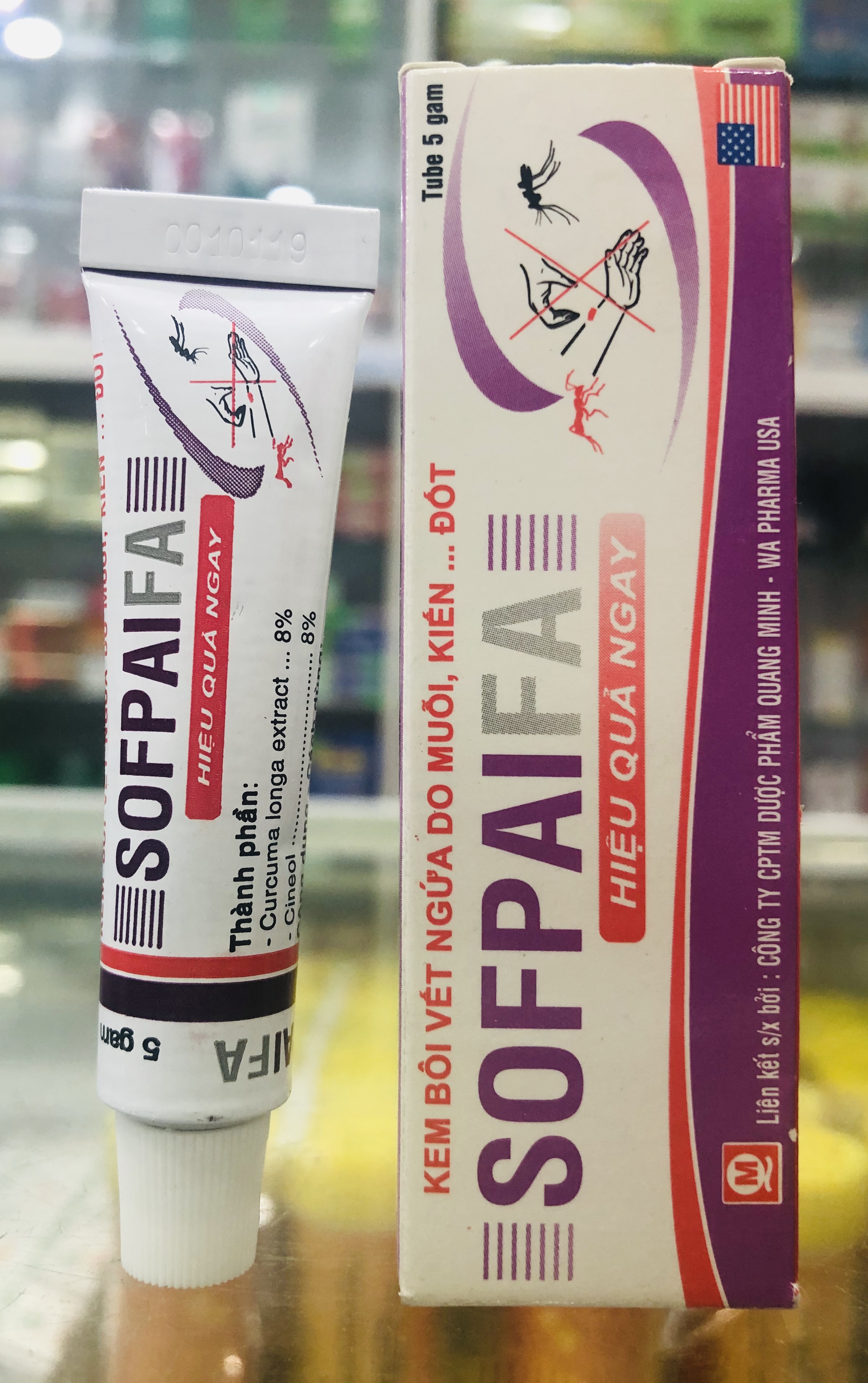 Kem bôi vết ngứa SOFPAIFA - 5gram