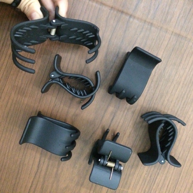 COMBO 2 KẸP TÓC CÀNG CUA 5 RĂNG THAILAND ( Đen Nhám )