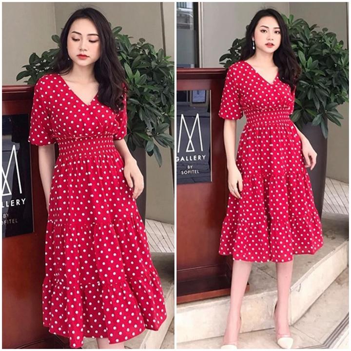 [HCM]ĐẦM CHẤM BI NỔI BẬT B280