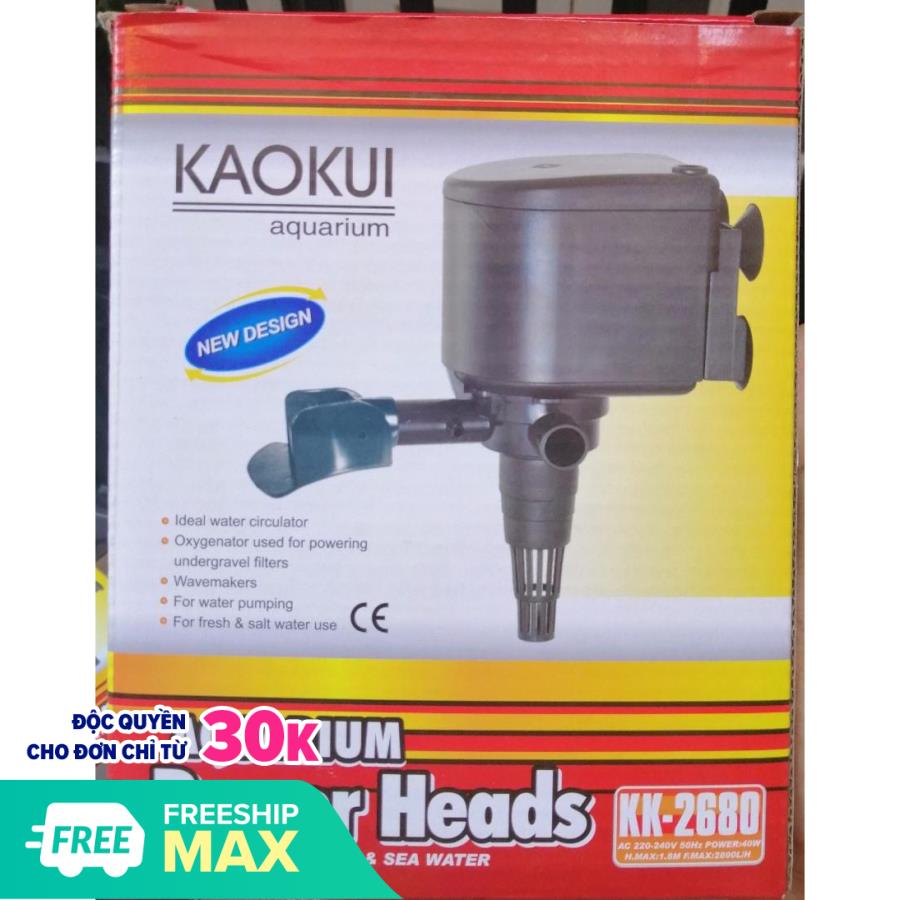 Máy bơm nước bể cá KAOKIU công suất 40W cho hồ cá, hồ thủy sinh, VUI LÒNG XEM KỸ MÔ TẢ