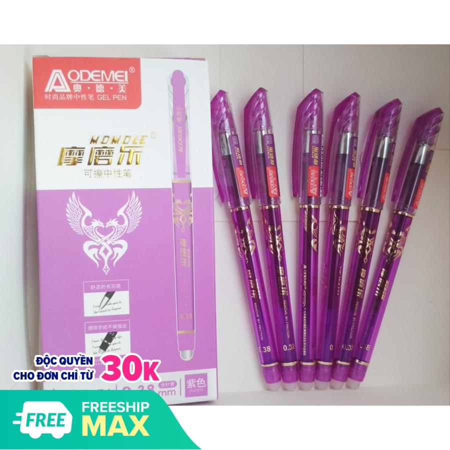 Hộp 12 cây bút xoá được 3176 - mực tím