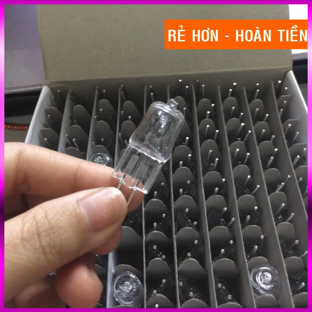 COMBO 5 bóng đèn xông tinh dầu Halogen 50W dùng cho đèn xông tinh dầu dùng điện 220V - Lazi HOME