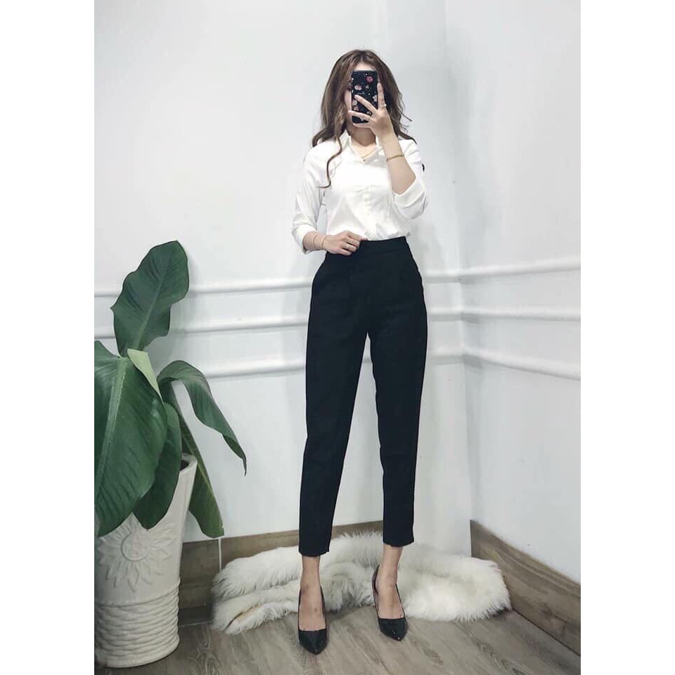 QUẦN BAGGY NỬA CẠP CHUN SAU