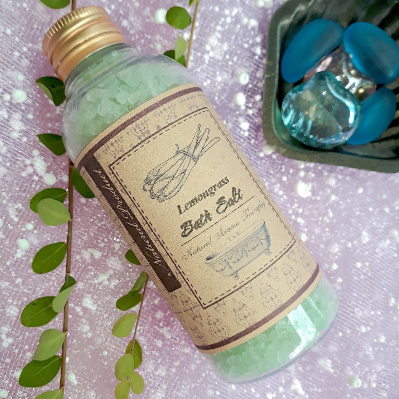 Muối tắm tinh dầu sả chanh Ecolife