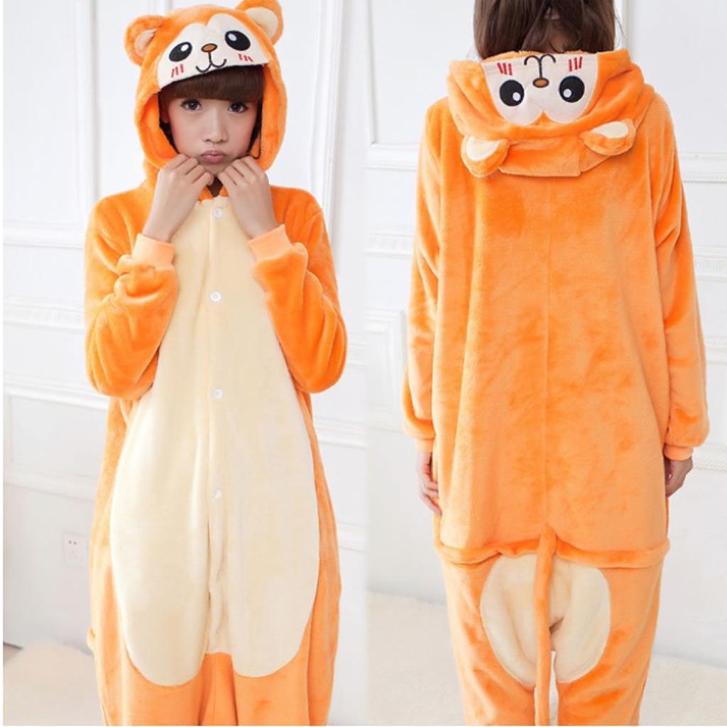 Bộ Đồ Thú Pijama Khỉ Vàng