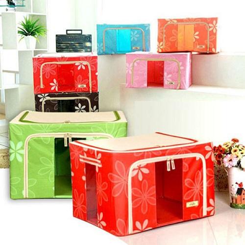Thùng đựng đồ đa năng - Vải Poly - Khung thép