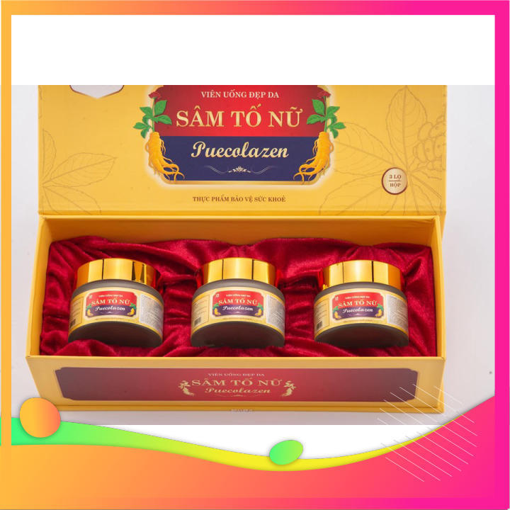 [HCM]Sâm tố nữ Puecolazen có tem điện tử check hàng chuẩn - Chính Hãng- TAPHAR