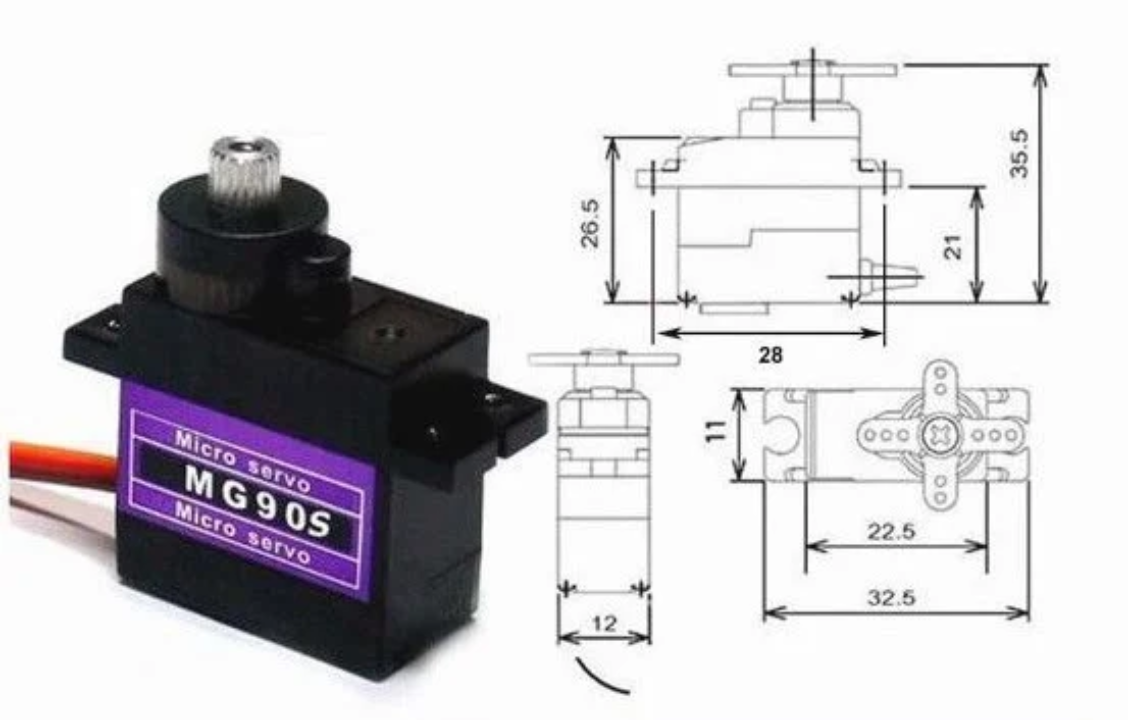[HCM]Động Cơ RC Servo MG90S