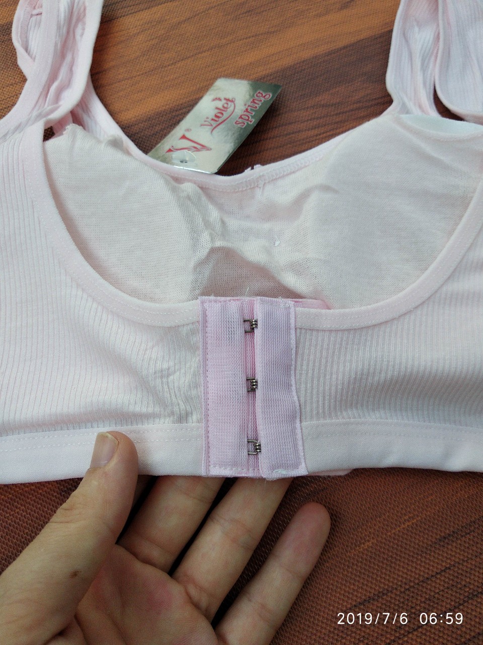 Lẻ 1 áo lót học sinh cấp 2 chất cotton mềm mát có mút mỏng 6020