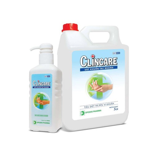 Dung dịch rửa tay sát khuẩn Clincare can 5 lít