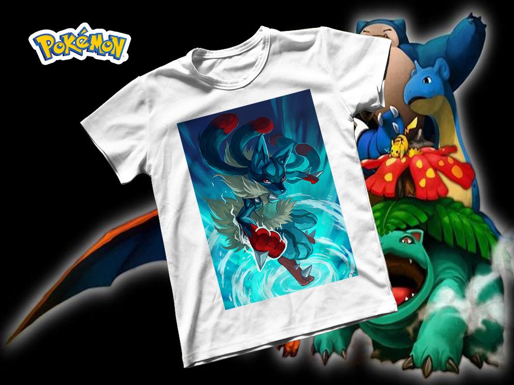 [HCM]Áo thun Cotton Unisex - Anime - Pókemon - Pokemon Fugushimeil