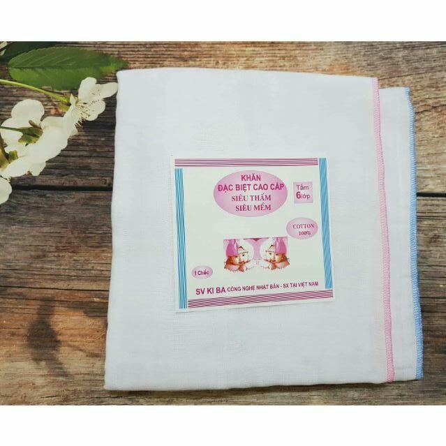 KHĂN TẮM XÔ KIBA 4 LỚP, 6 LỚP