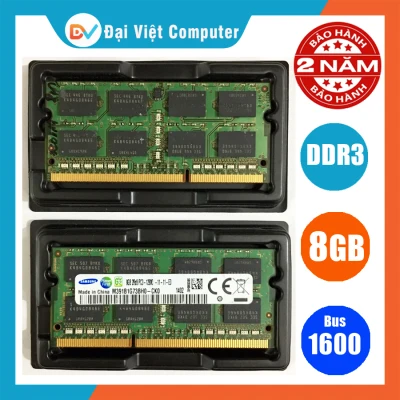 Ram laptop DDR3 8GB bus 1600 PC3 12800S( nhiều hãng) Micron/Crucial/Apacer/samsung/hynix - LTR3 8GB