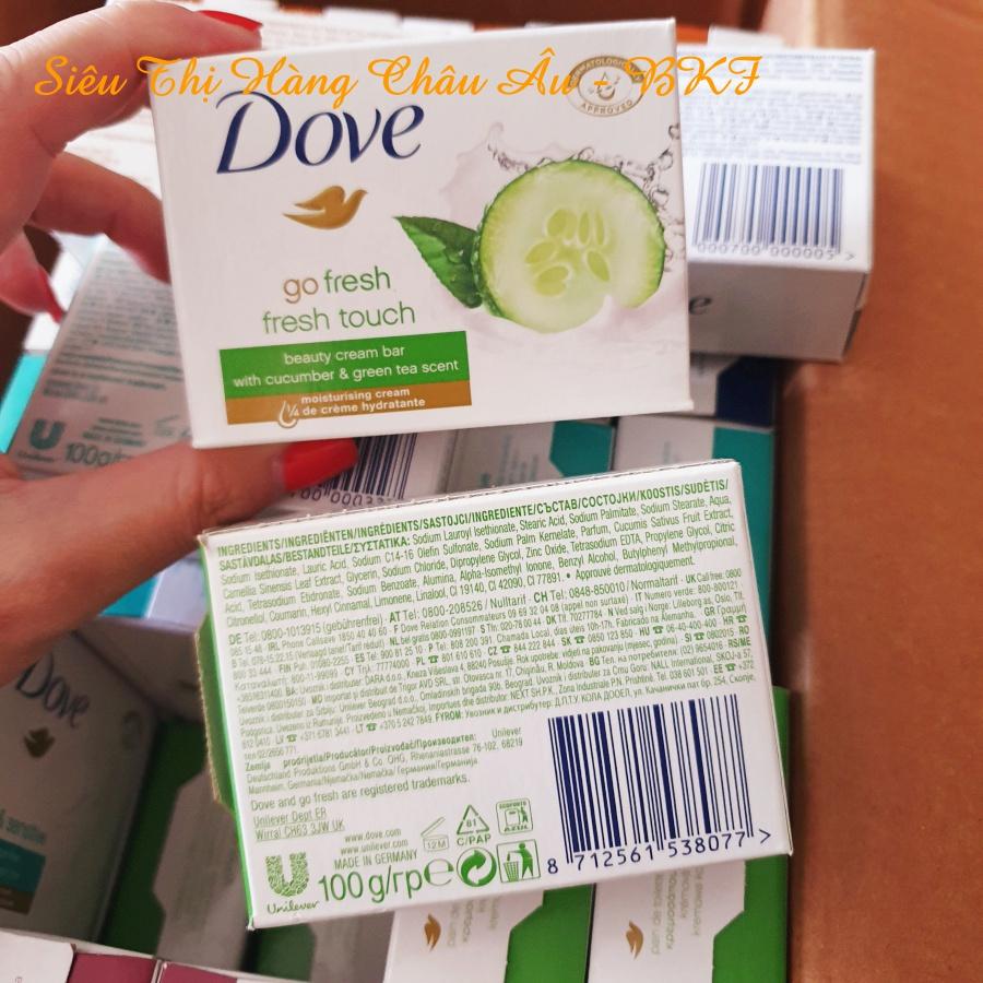 Cục xà bông Dove đủ màu mùi - 100g