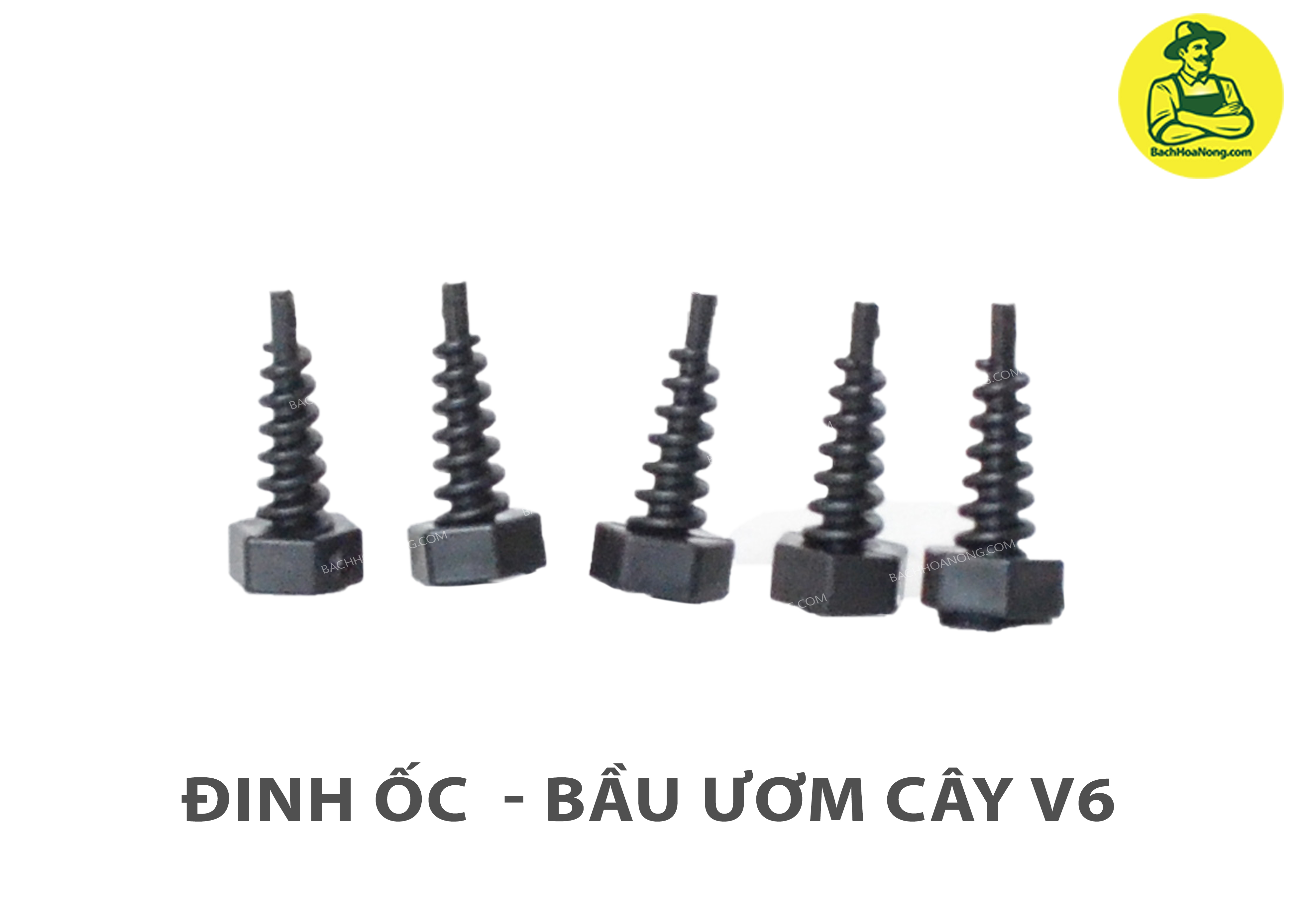 [HCM]Đinh ốc vặn nối bầu ươm cây v6 ( 100 con ốc )