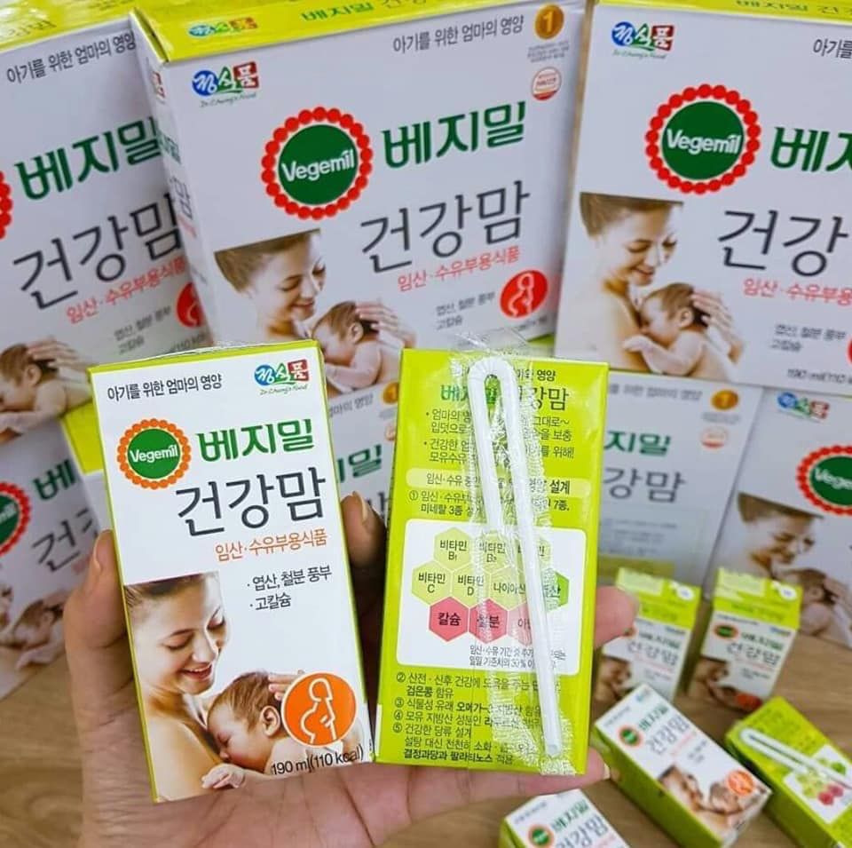 Sữa bầu Vegemil Hàn Quốc 190ml