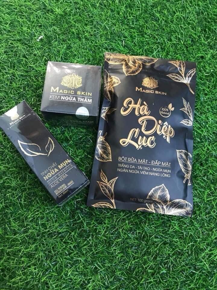 Combo ngừa mụn🌻FREESHIP🌻Sạch mụn trắng da