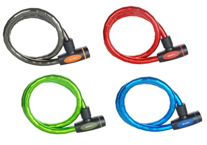 Khóa dây cáp Master Lock 1m x 18mm 8228DPROSM (Xám đen)