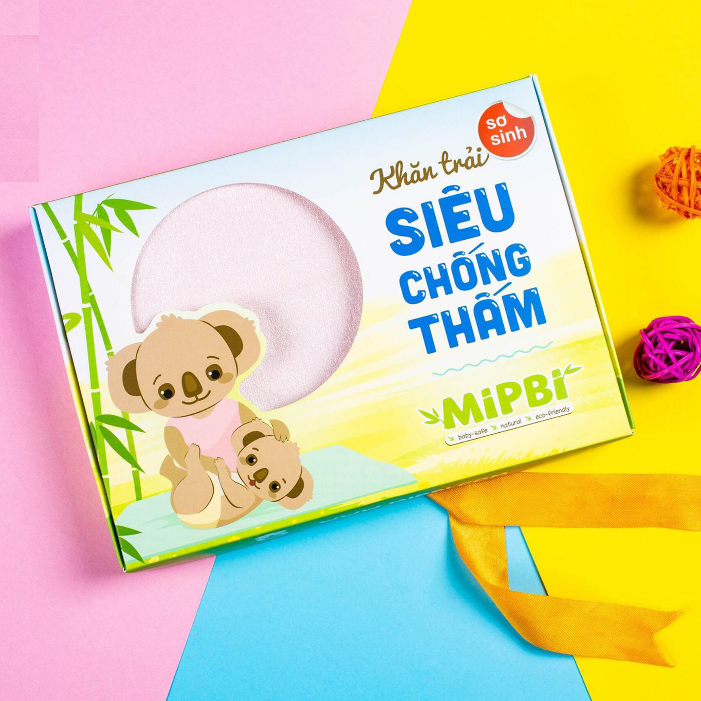 Miếng Lót Chống Thấm Cho Bé Sơ Sinh Cao Cấp Mipbi