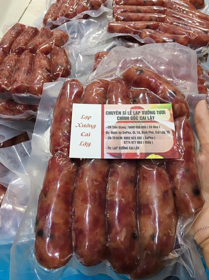[HCM]Lạp xưởng tươi 1kg Sate Cai Lậy