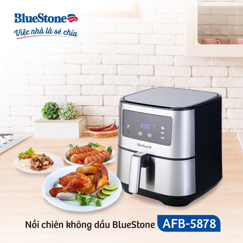 Nồi Chiên Không Dầu BlueStone 5.5L AFB-5878 (Điện tử)