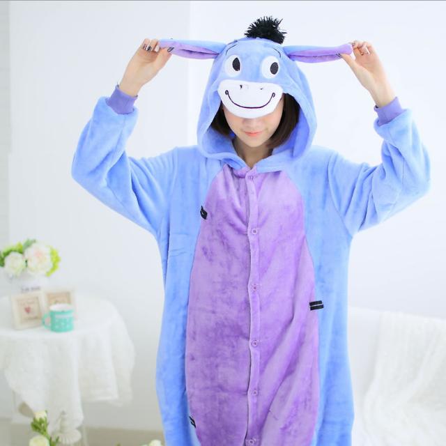 Bộ Đồ Thú Pijama Lừa Xanh