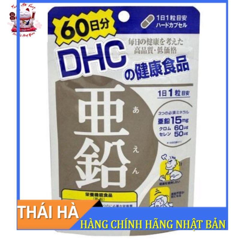 Viên Uống DHC Kẽm 60 Viên Tăng Cường Hệ Miễn Dịch Ngăn Ngừa Cảm Cúm