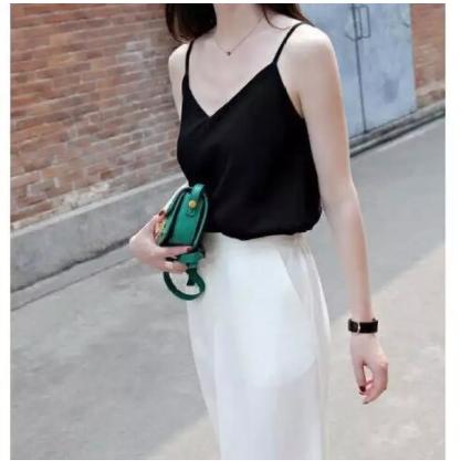 [HCM]Áo hai dây voan lụa