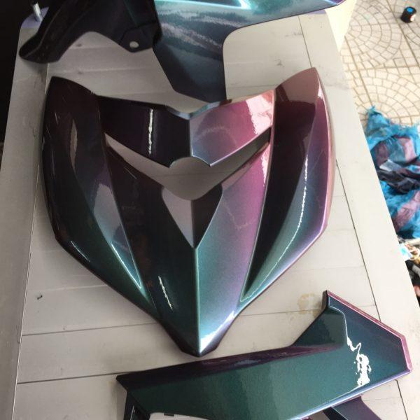 Sơn Samurai 3D màu xanh tím T600****