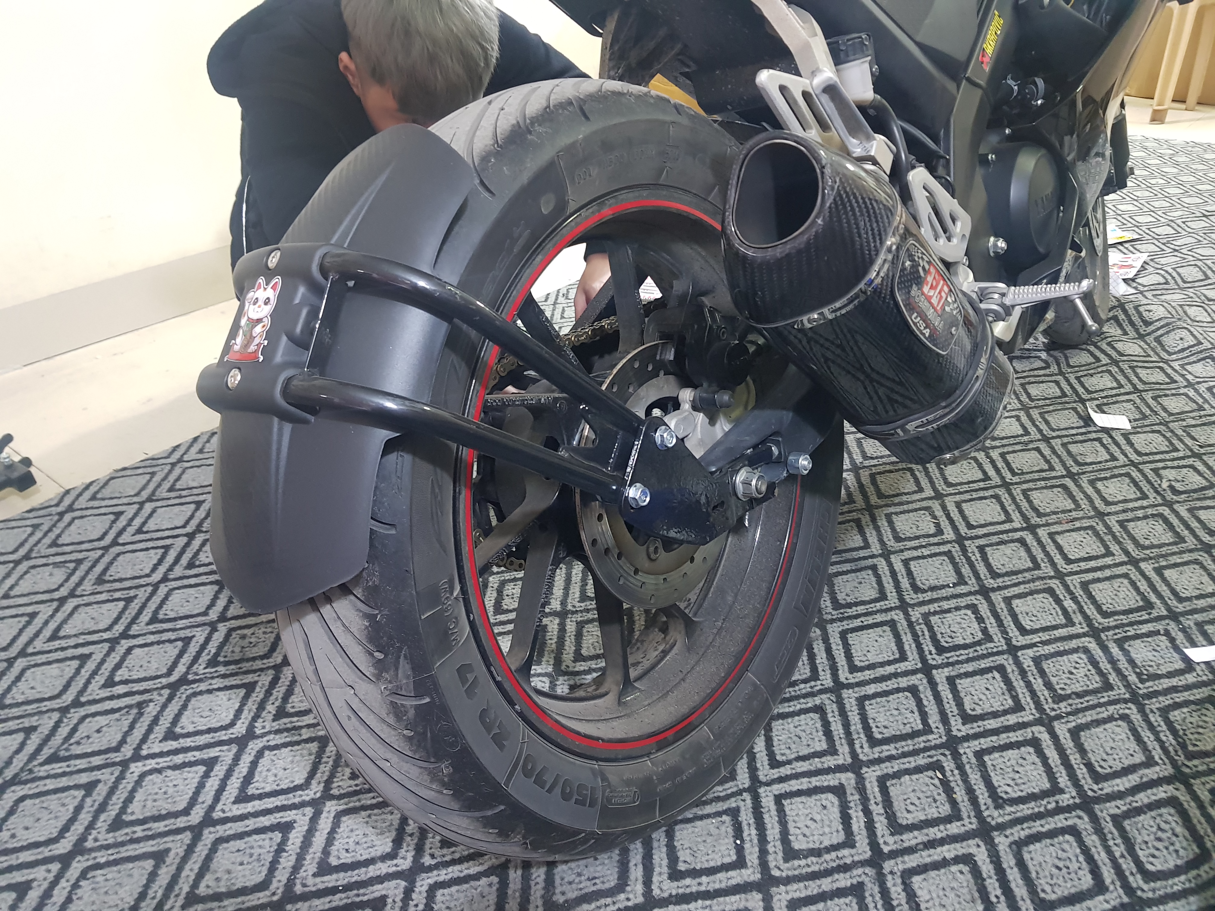Chắn Bùn KTM - 1 Chân Thép - Lắp Nhiều Dòng Xe