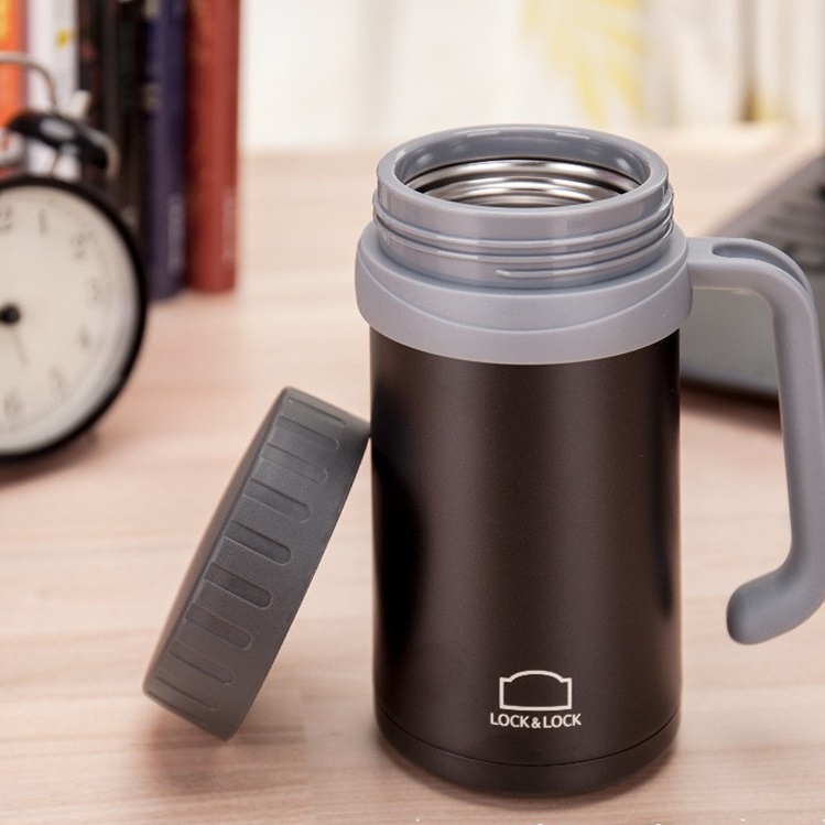Ca giữ nhiệt có quai cầm Lock&Lock Basic Table Mug LHC9002 500ml
