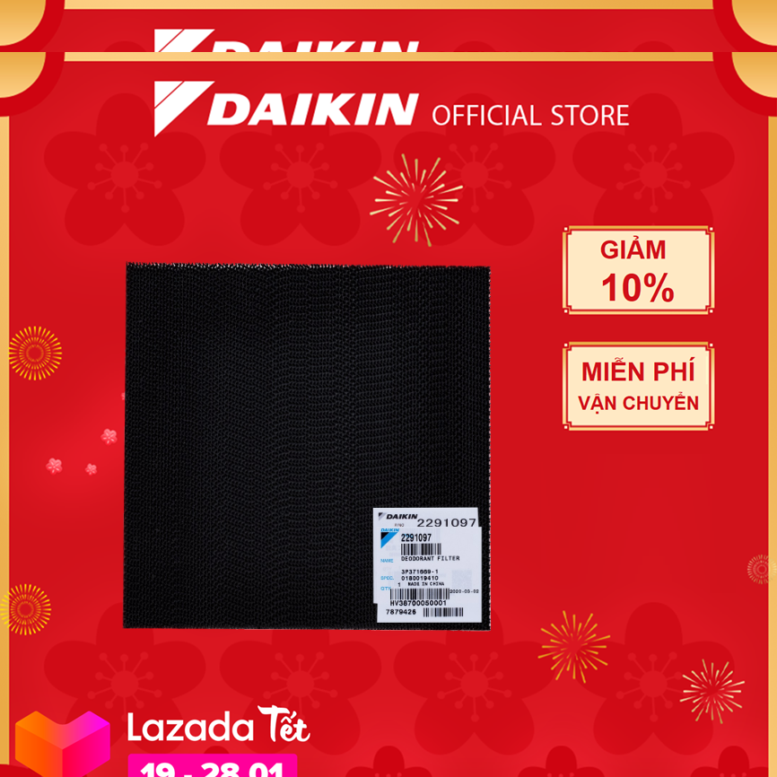 Phin lọc khử mùi Daikin cho Model MCK55TVM6