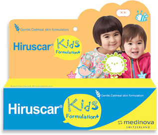 Gel chăm sóc sẹo và sẹo thâm dành cho trẻ em Hiruscar Kids Formulation