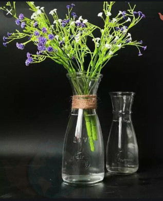 Bình Hoa Thủy Tinh Eo Trang Trí 350ML