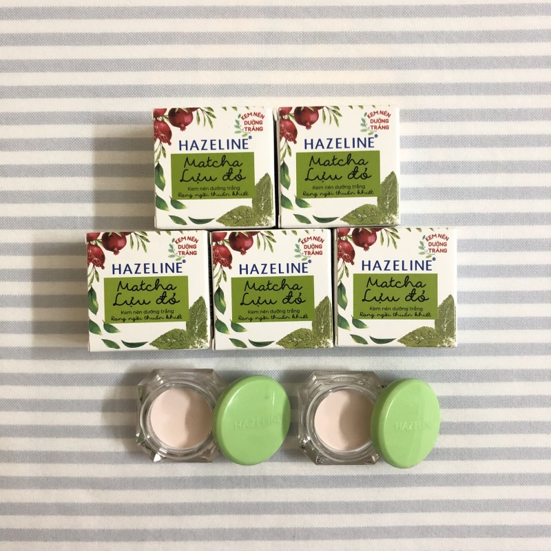 Set 5 hộp kem nén hazeline match lựu đỏ 3g