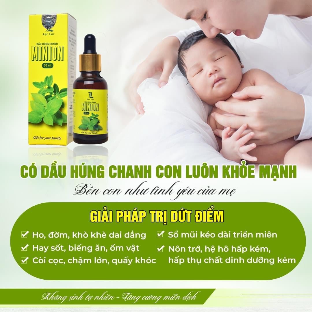 Dầu húng chanh Minion 30ml