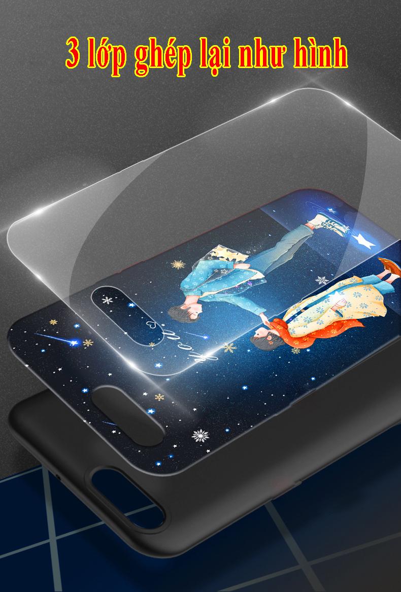 Ôp Lưng Oppo A7 - Ốp lưng mặt kính Oppo A7
