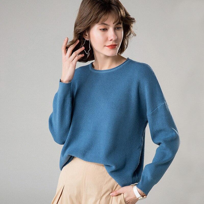 Áo thun nữ tay dài cổ tròn thời trang