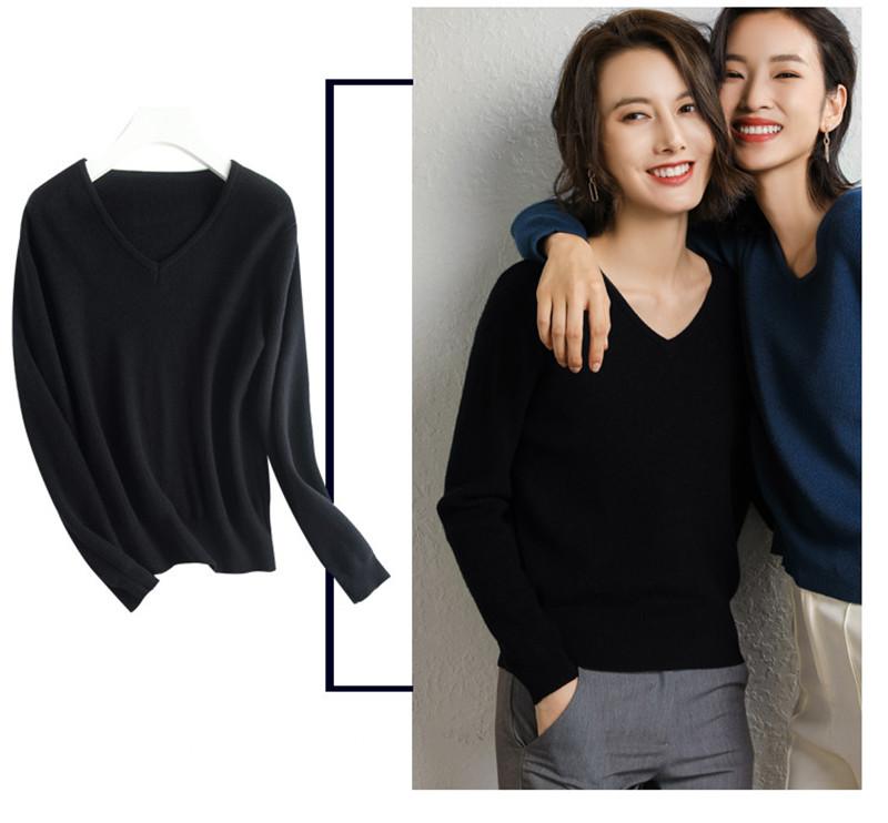 Áo Len Tăm Cổ Tim Tay Dài Cuốn Biên