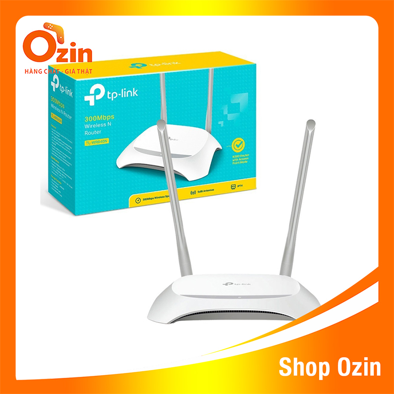 Bộ phát wifi TP-Link TL-WR840N (TPlink F5) tp link 840n , tplink 840n chuẩn N 300Mbps LOZ [ Shop Ozin - Ozin computer ]