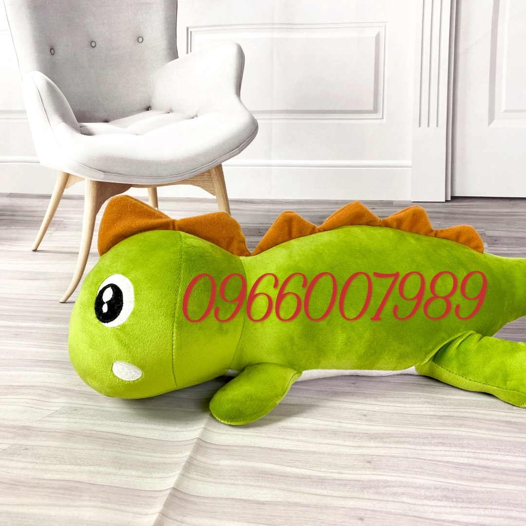 (Ảnh thật) Gấu Bông Khủng Long Đuôi Tim - Siêu Mềm Mịn - Size 40cm