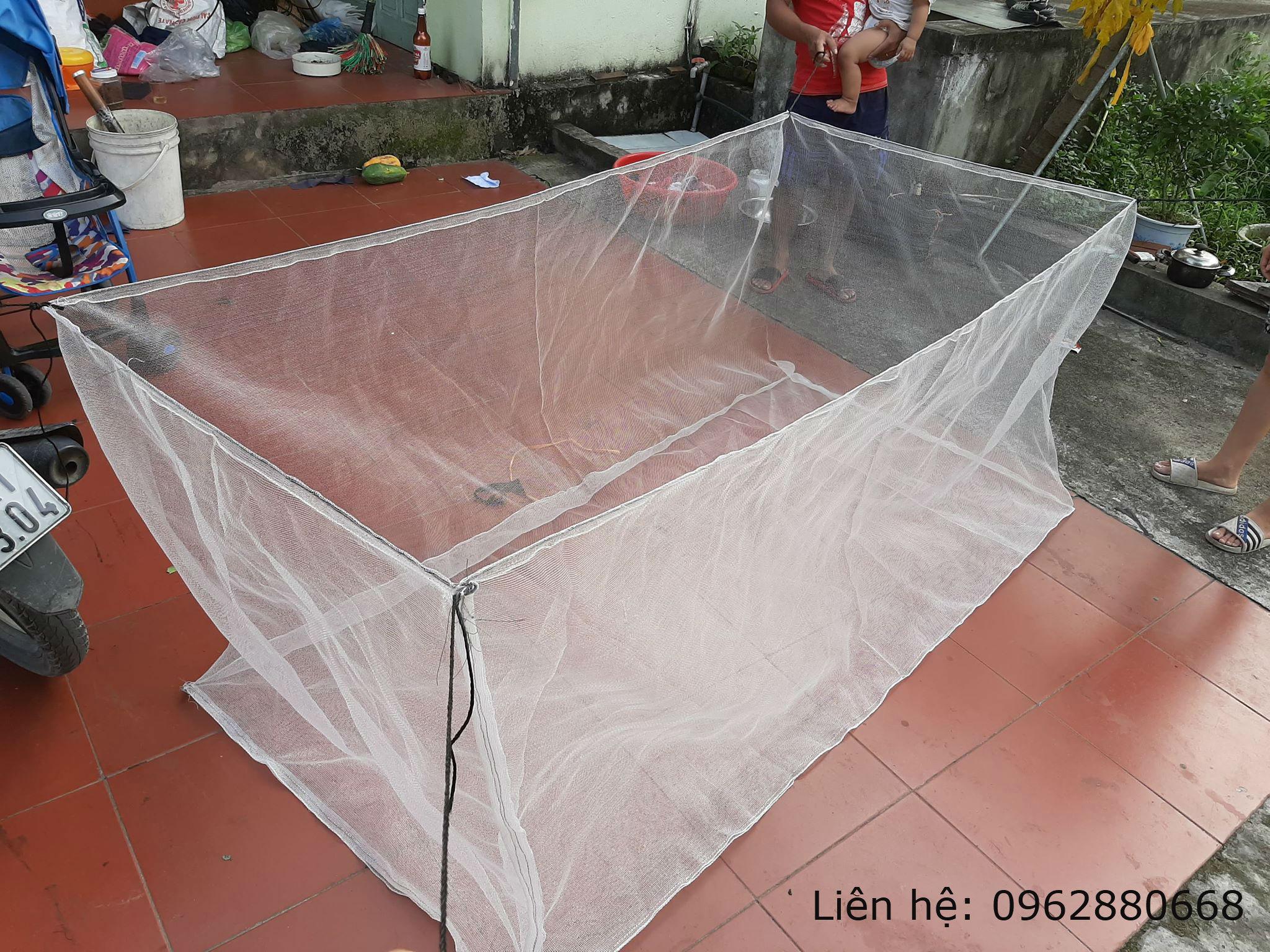 Vèo lưới, tráng lưới nuôi cá 4x2x1