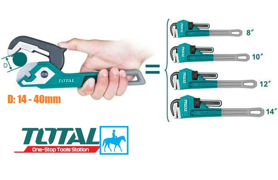 [HCM]Mỏ lết mở ống 250mm 10inch Total THT171102