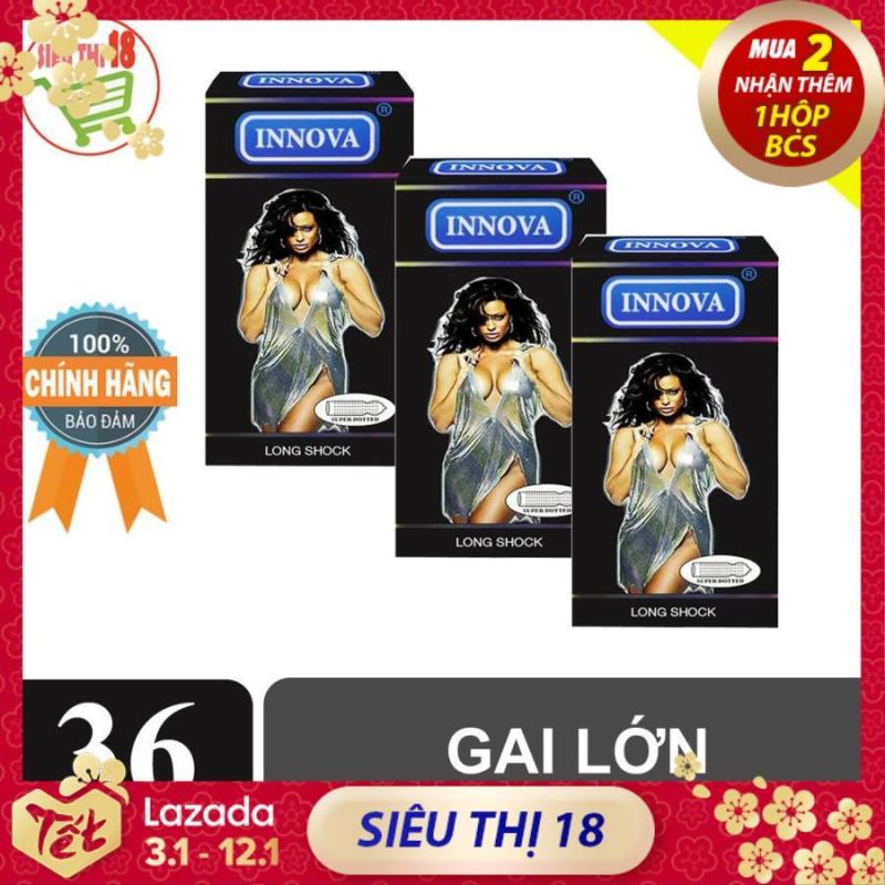 combo 3 hộp innova kéo dài thời gian 36 cái