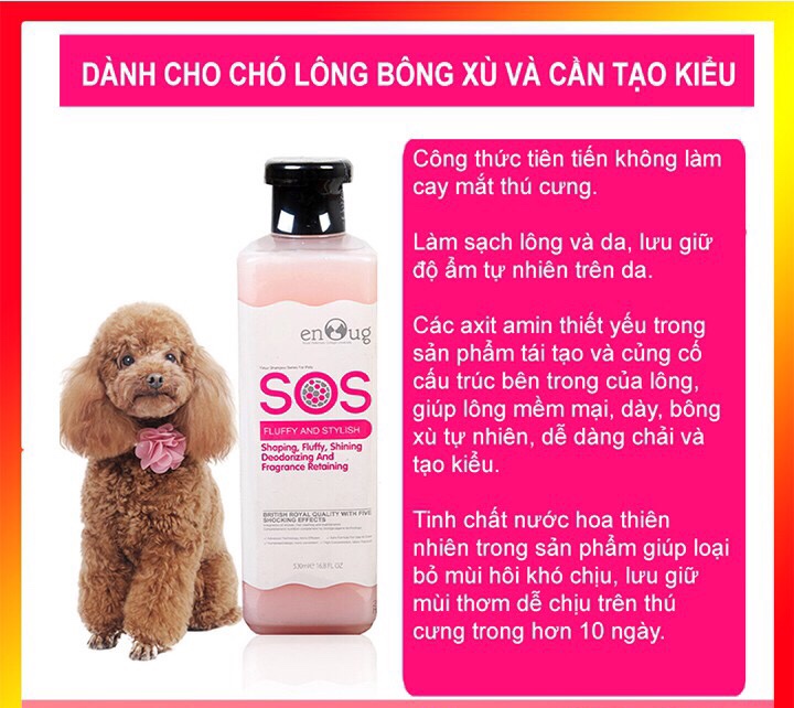 Sữa tắm SOS cho chó mèo