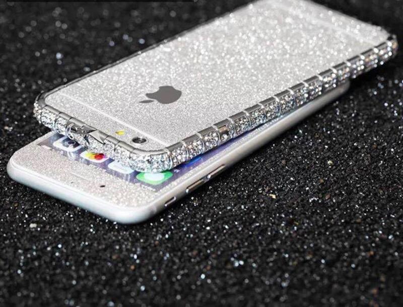 Giá Ốp điện thoại- Ốp Viền Kim Cương Đẹp Cho iphone7,8- Nevi Store