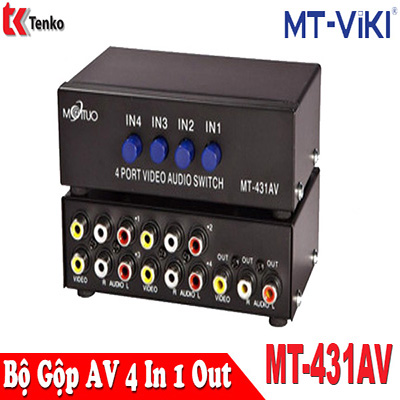 Bộ switch av 4 vào 1 ra