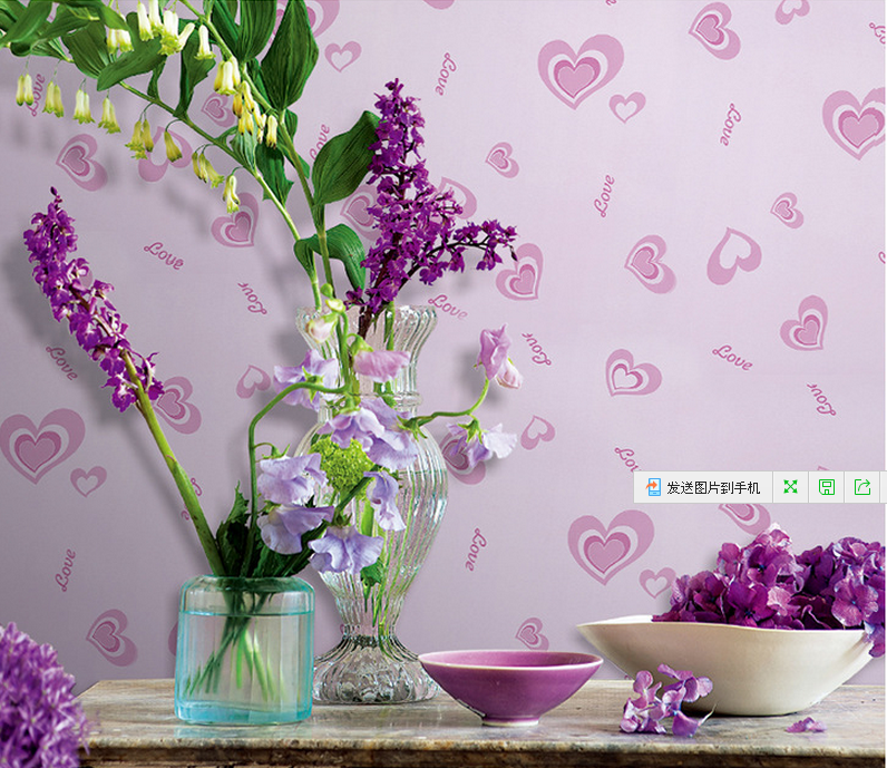 [HCM]CUỘN 10M X 0.45M DECAL GIẤY DÁN TƯỜNG TRÁI TIM HỒNG KEO SẴN BÓC DÁN AA093