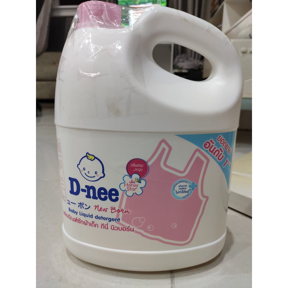 [HCM][Tem Đại Thịnh] Nước giặt dnee 3000ml Thái lan Hồng