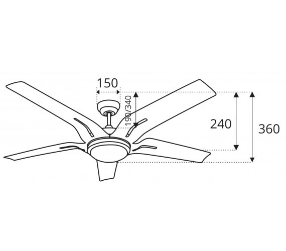 QUẠT TRẦN DC ĐÈN LED SINWA DC52 (Hàng chính hãng)